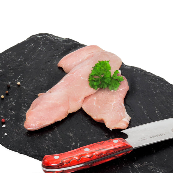 Schweineschnitzel - Geschnitten